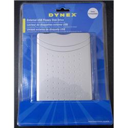 Dynex External USB Floppy Disk Drive-NIB