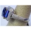 Image 7 : 18K Tanzanite and Diamond Ring w/ AIG +13K
