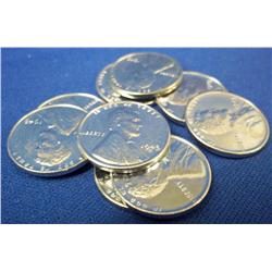 Lot-1943 Steel Pennies Brilliant Uncirculated