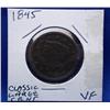 Image 1 : 1845 Classic Large Cent VF-Incredible Quality
