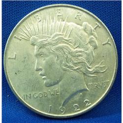1922 Liberty "Peace" Silver Dollar