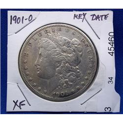 1901-O Morgan Silver Dollar XF-Key Date