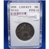 Image 1 : 1850 Liberty Seated Half Dollar NCGS Fine-12