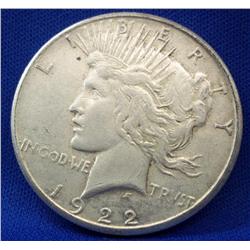 1922-S Liberty "Peace" Silver Dollar