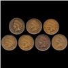 Image 1 : 1889 Indian Cent Lot of 7 Hi Grade (COI-7502)