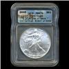 Image 3 : 2005 Silver Eagle Graded MS70 First Day (COI-4854)
