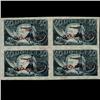 Image 1 : 1921 Soviet 40 Ruble Mint Stamp Imperf 4 Block (STM-0348)