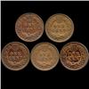 Image 2 : 1888 Indian Cent Lot of 5 Hi Grade (COI-7498)
