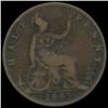 Image 2 : 1885 British Victoria Halfpenny XF/VF (COI-7133)
