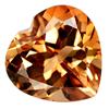8.04ct Heart Orange Imperial Topaz Appr Est $20k (GEM-27710)