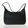 Image 1 : Ladies Black Ostrich Hide Skin Handbag  (ACT-022)