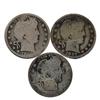Image 1 : 1897O Barber Quarters Lot of 3 Better Circulated (COI-7416)