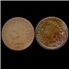 1871 Indian Cent Pair Circulated RARE (COI-7474)
