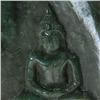 Image 4 : Hand Carved Dark Green Jade Thai Style Buddha (CLB-184)