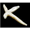 Image 1 : 50ct Rare Baroque Saltwater Peach Cross Pearl (JEW-2227)