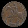 Image 1 : 1792 British 1/2p Lady Godiva Token RARE AU+ (COI-7723)