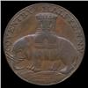 Image 2 : 1792 British 1/2p Lady Godiva Token RARE AU+ (COI-7723)