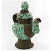 Image 2 : Tibet Vintage Turquoise Encrusted Teapot (ANT-997)