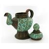 Image 3 : Tibet Vintage Turquoise Encrusted Teapot (ANT-997)