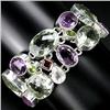 Image 1 : 290ctw Top Color Multigem Sterling Bracelet  (JEW-2272)