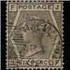 Image 1 : 1874 RARE GB 6p Gray Used Stamp Rare Cancel (STM-1319)