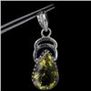 Image 1 : 53ctw Citrine Quartz Silver Pendant Appr Est $10k (JEW-2460)