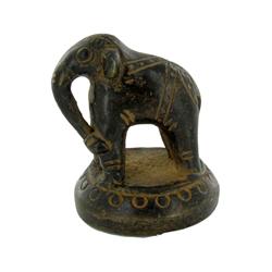 Vintage Elephant Bronze Opium Weight (ANT-976)