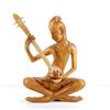 Image 3 : Hand Carved Teak Pair Musician Statues (CLB-221)