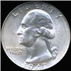 Image 1 : 1947 Washington 25c Silver Quarter Graded GEM (COI-6816)