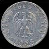 1935A Nazi Germany 50pfg AU (COI-8111)
