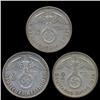 Image 2 : 1939A Nazi Germany 2 Mark Silver Hi Grade 3 Pcs (COI-8081)