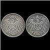 Image 1 : 1905A Germany 1 Mark Better Grade 2 Pcs (COI-8033)