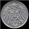 Image 1 : 1915A Germany 1 Mark AU RARE Double Die (COI-8056)