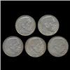 Image 1 : 1939A/B/F/G/J Nazi Germany 2 Mark Silver Hi Grade 5 Pcs (COI-8087)