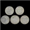 Image 2 : 1939A/B/F/G/J Nazi Germany 2 Mark Silver Hi Grade 5 Pcs (COI-8087)