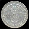 Image 2 : 1938E Nazi Germany 2 Mark Silver Hi Grade ERROR (COI-8075)