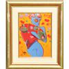 Image 1 : Peter Max, Fan Dancer, Ceramic Plaque