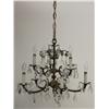 Image 1 : Bronze and Crystal Chandelier