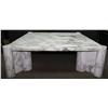 Image 1 : Gae Aulenti, Low White Marble Table