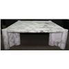 Image 1 : Gae Aulenti, Low White Marble Table