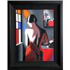 Image 1 : Mark Kostabi, Progress of Beauty (Hidden Agenda), Oil Painting