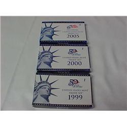 3 US Proof Sets