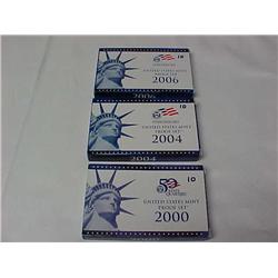 3 US Proof Sets