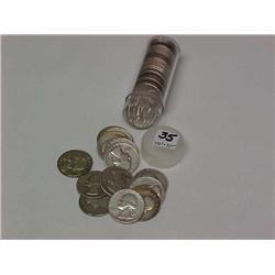 Silver 40 Washington Quarters