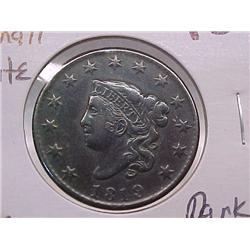 Large Cent 1819 small date