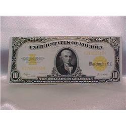 $10 Gold Certificate 1922