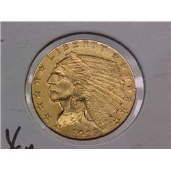 Gold $2.50 Indian 1929