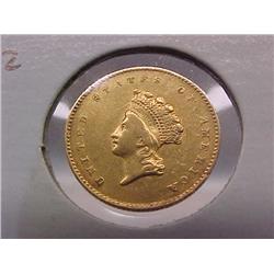 Gold $1 Type 2 1855