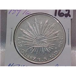Mexico 1897go Silver 8 Reales