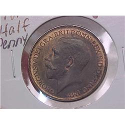 Great Britian Half Penny 1925
